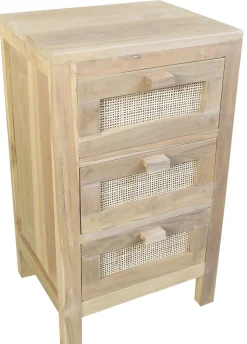 Teck Cajonera 3 Cajones Natural