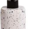 Terrazzo Dispensador De Jabon Blanco