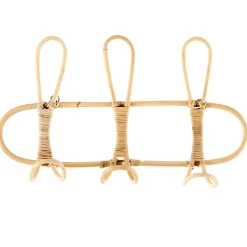 Tres Perchero De Pared Natural