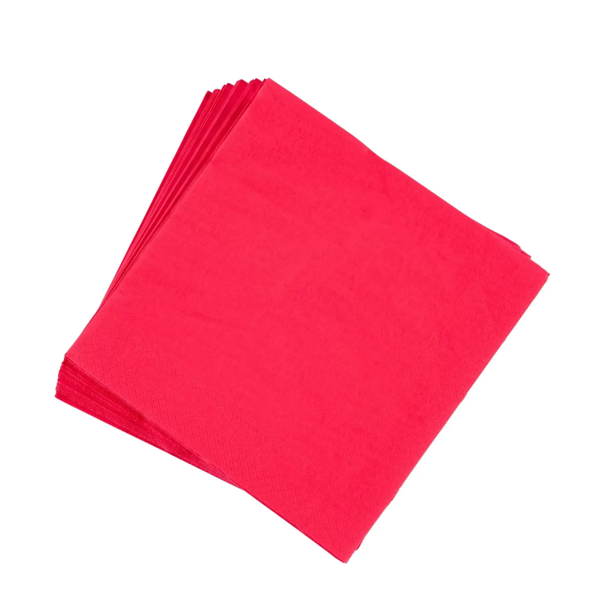 Uni Juego 20 Servilletas Rojo