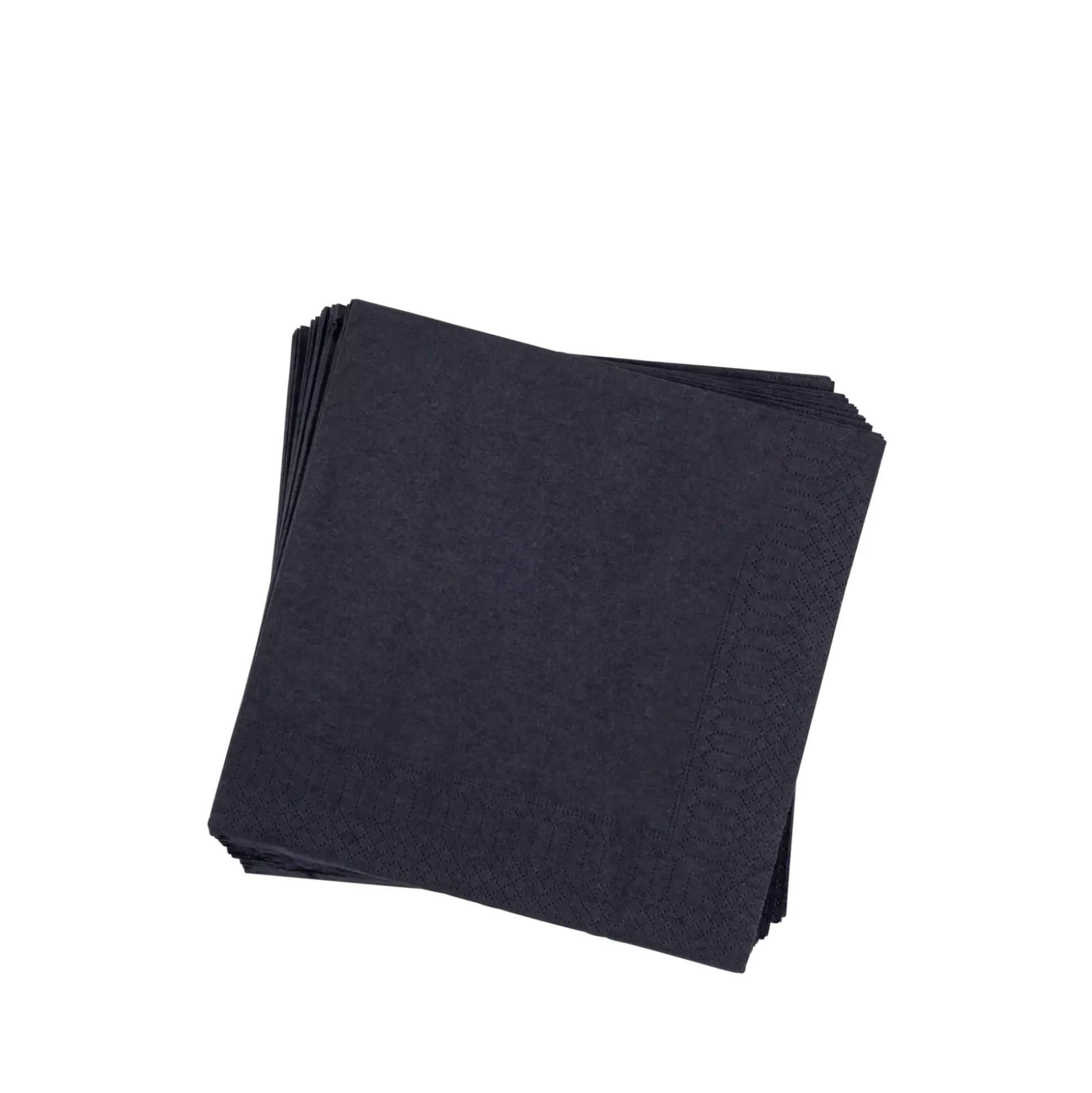 Uni Juego De 20 Servilletas Negro