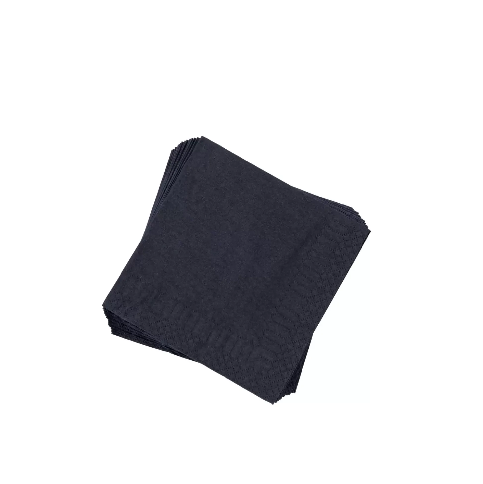 Uni Juego De 20 Servilletas Negro