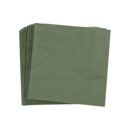 Uni Paquete De 20 Servilletas Verde