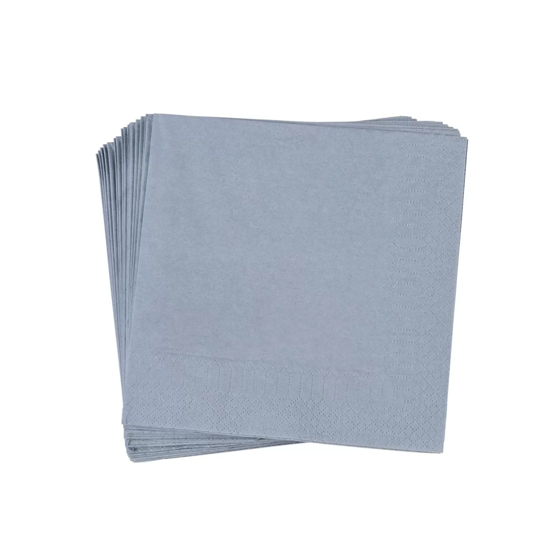 Uni Paquete De 20 Servilletas Gris