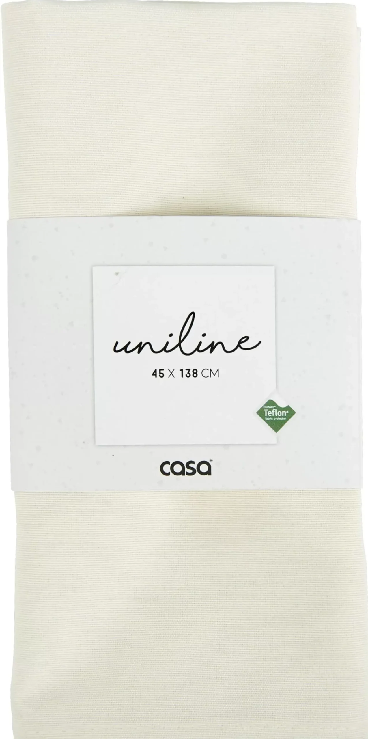 Uniline Camino De Mesa Blanco Apagado