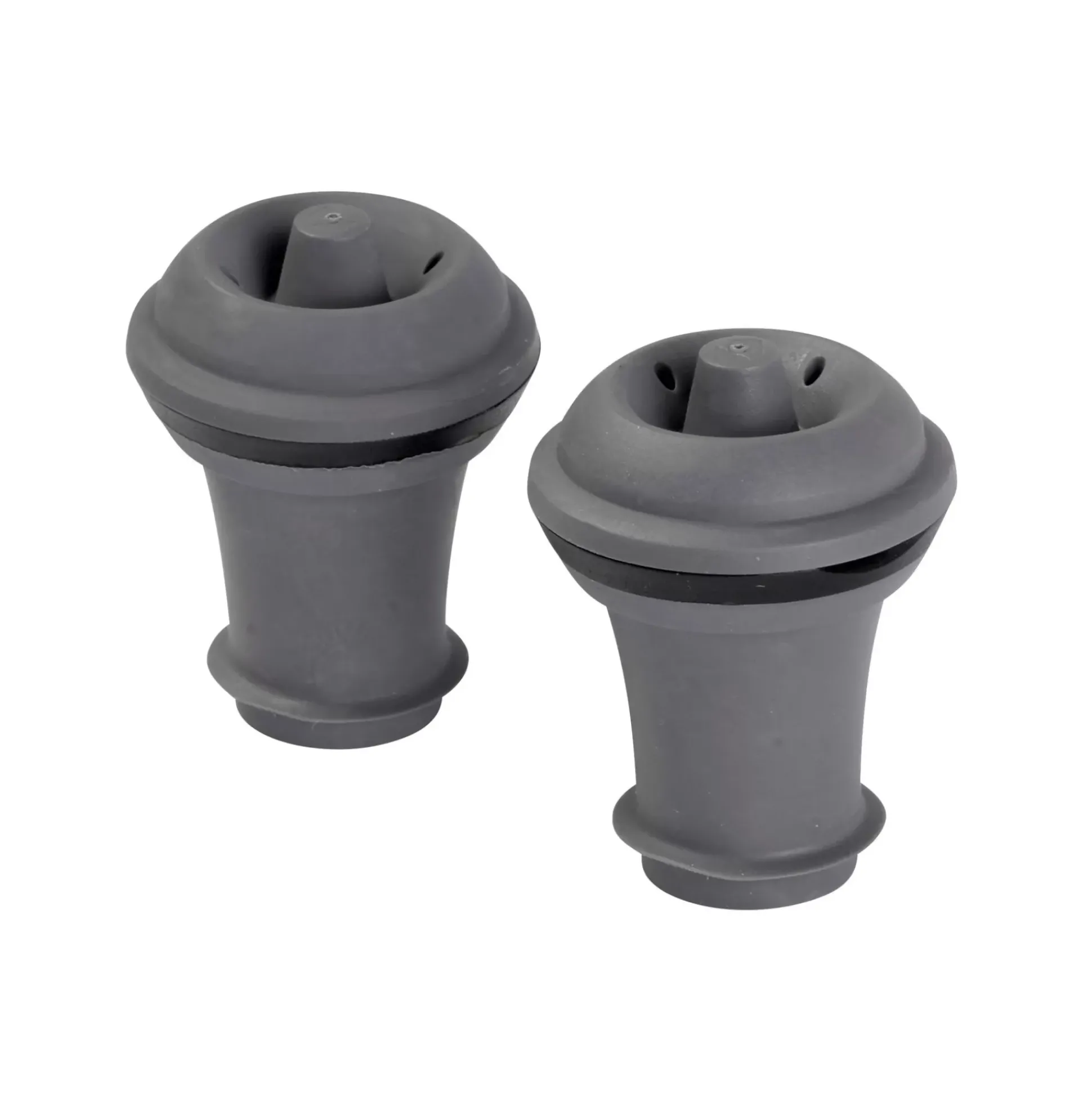 Vacuvin Tapones De Vino Juego De 2 Gris