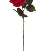 Velvet Flor Artificial Rojo