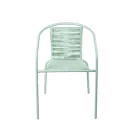 Verona Silla Apilable Aguamarina