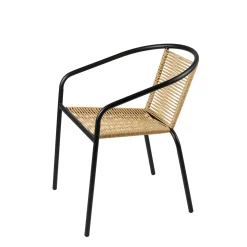 Verona Silla Apilable Natural