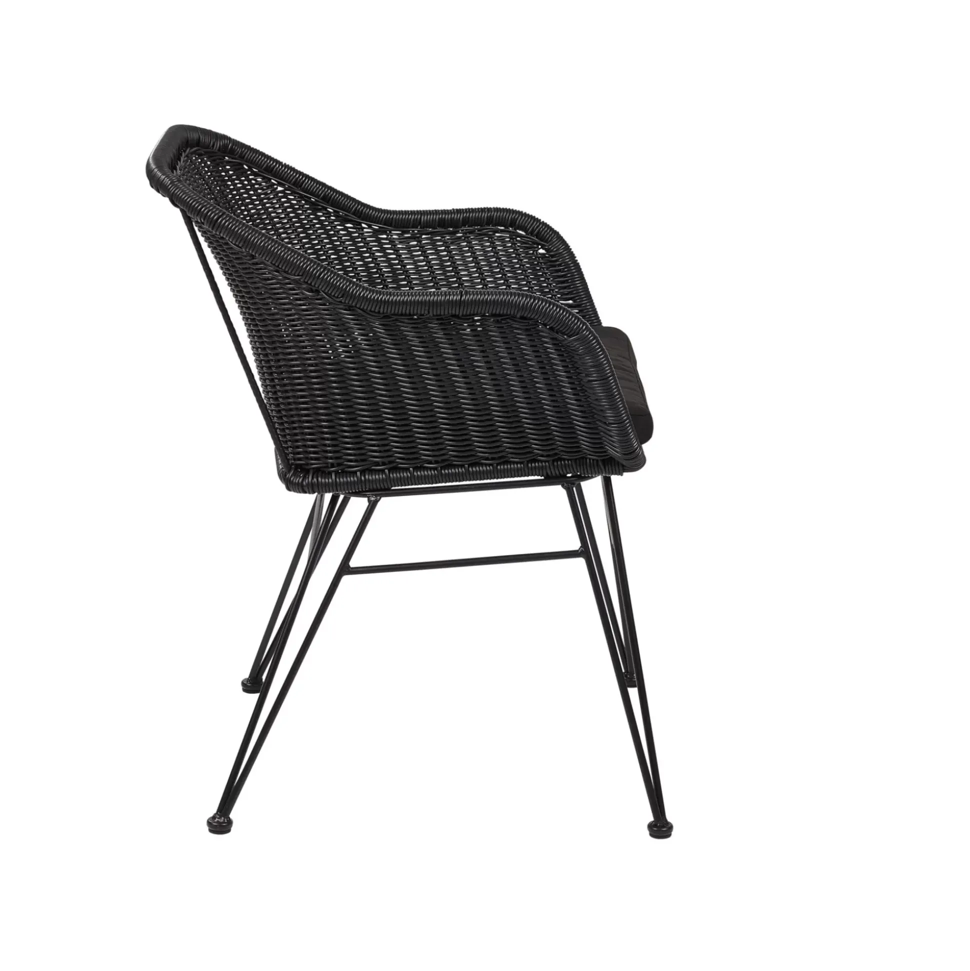 Vienna Silla De Comedor Asiento Negro