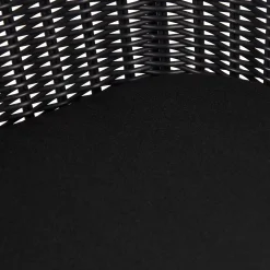 Vienna Silla De Comedor Asiento Negro
