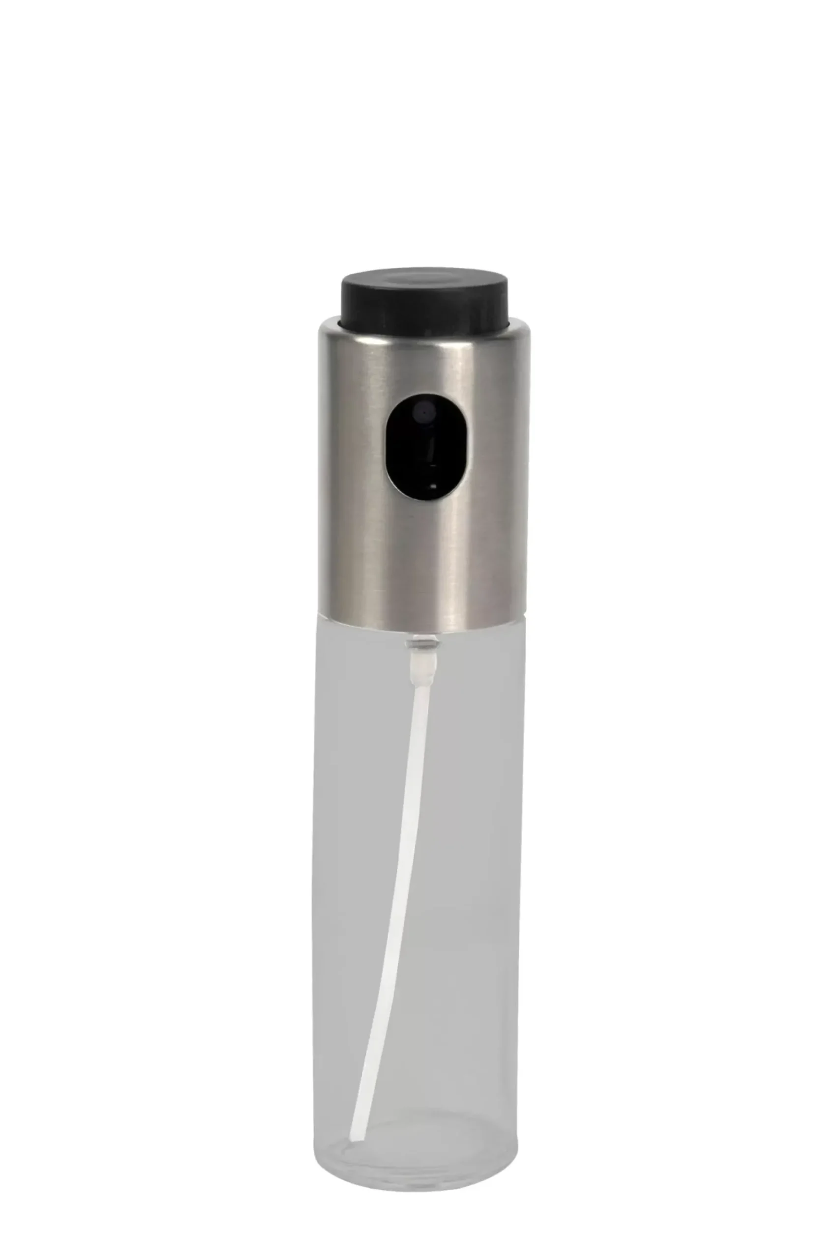 Vinaigre Aceitera-Vinagerera Negro, Plateado, Transparente