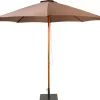 Wood Parasol Sin Pie Taupe
