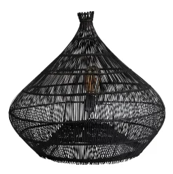 Zalou Lampara De Mesa Negro