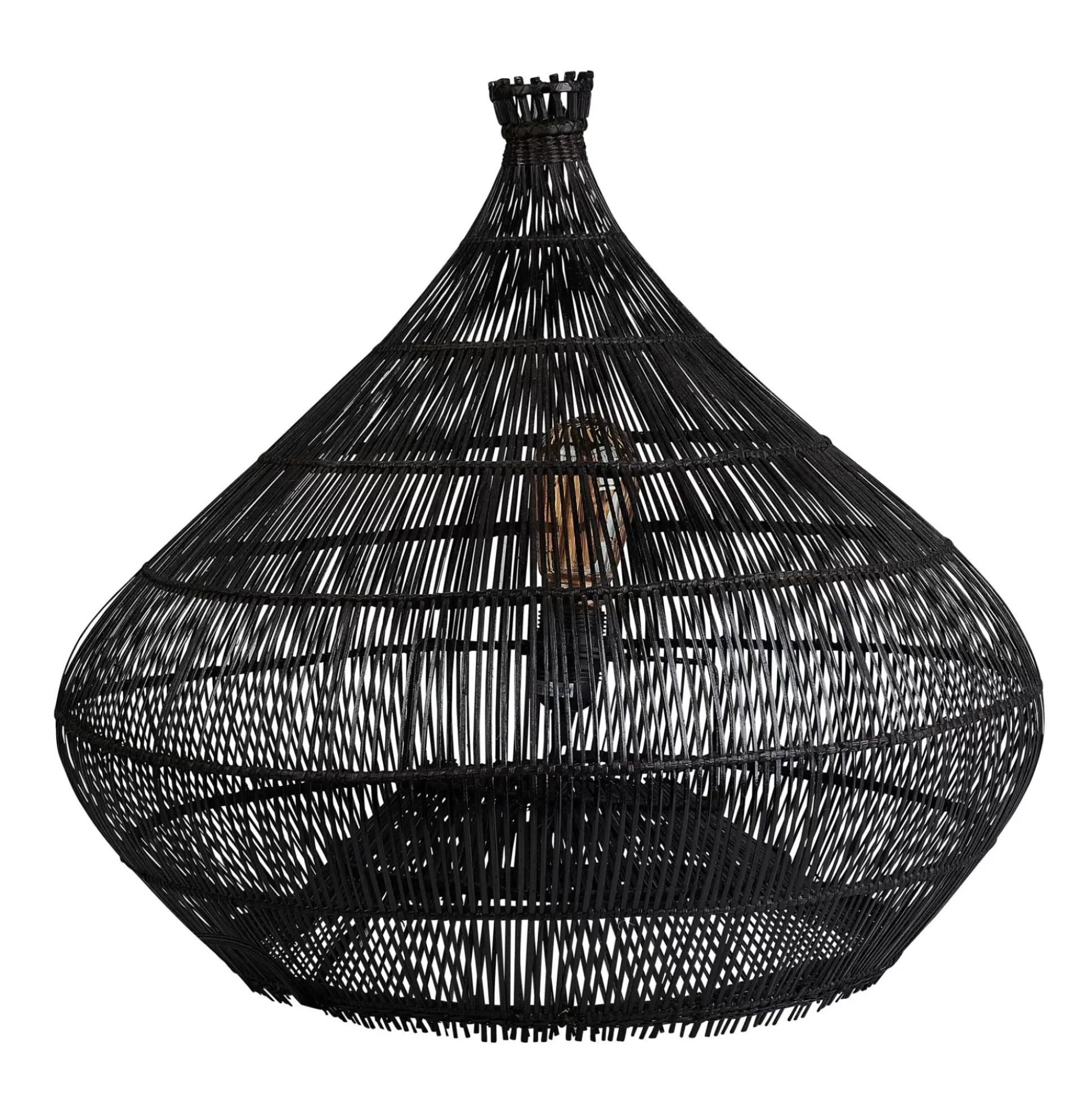 Zalou Lampara De Mesa Negro