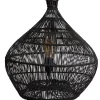 Zalou Lampara De Mesa Negro