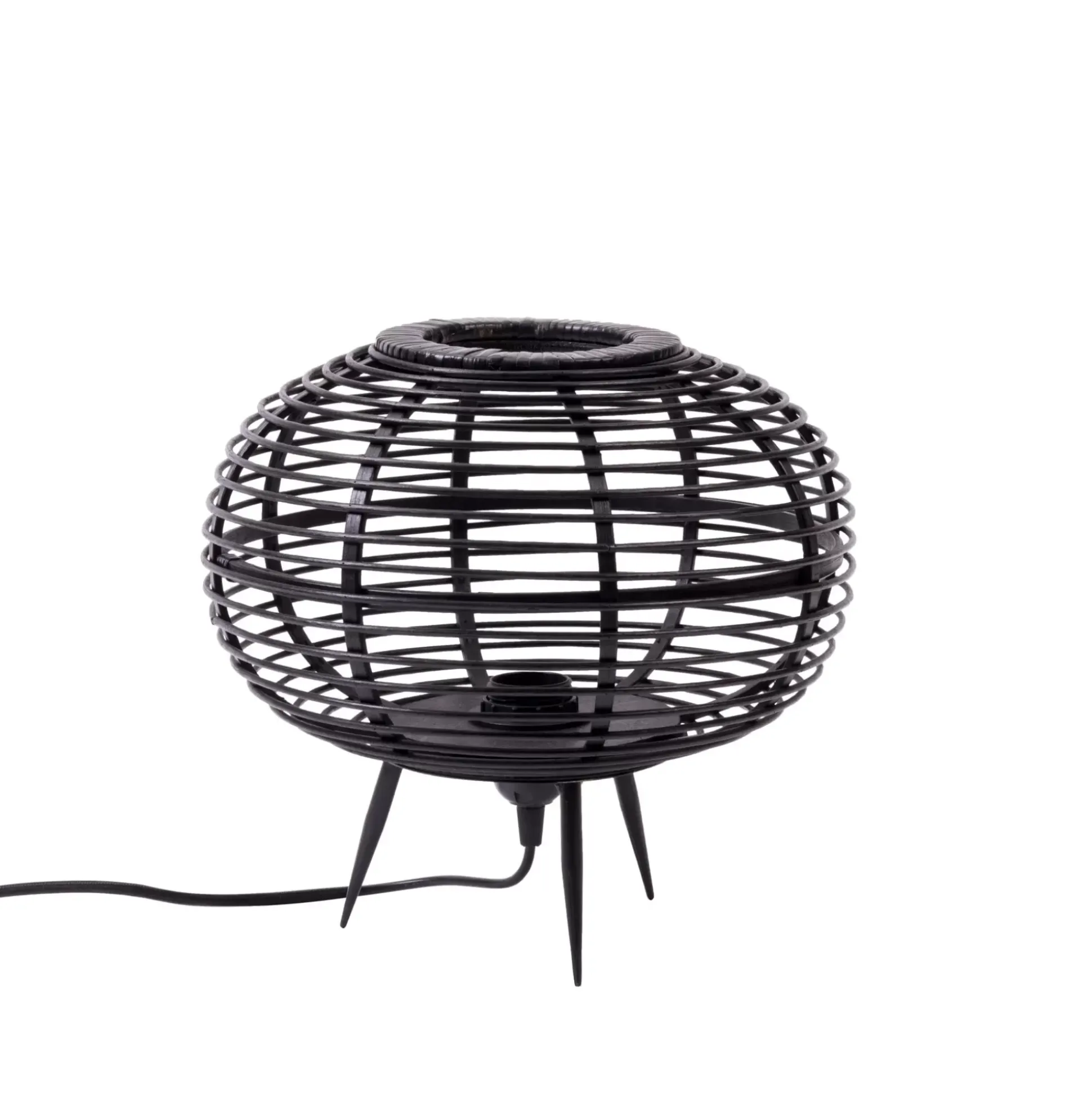 Zanzi Lampara De Mesa E27 Negro